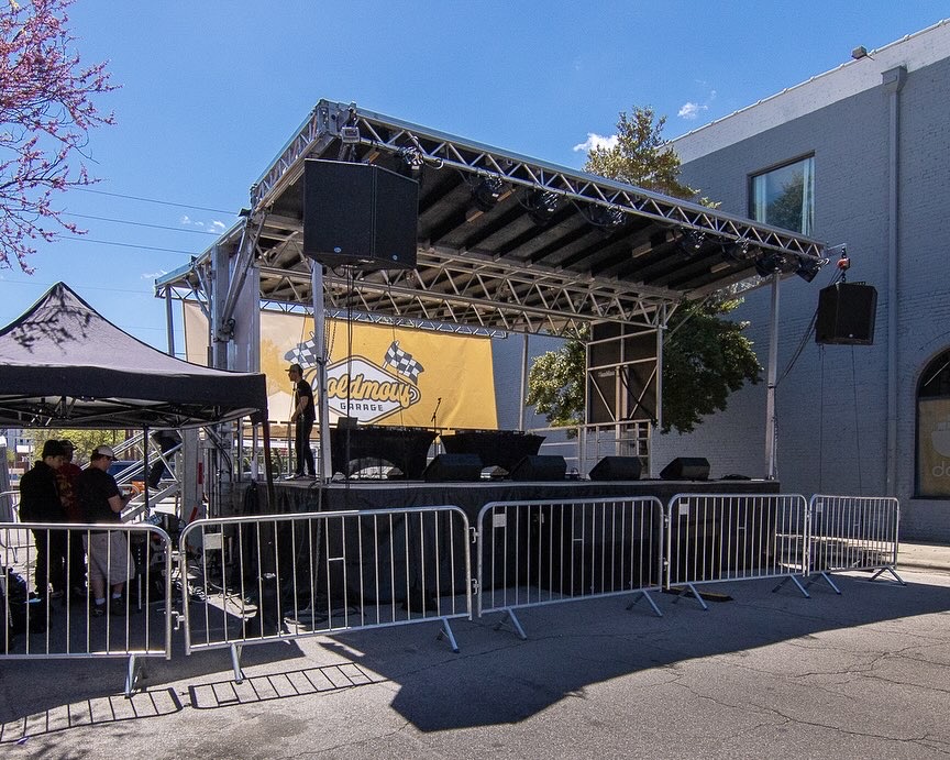 Staging equipment and trusses