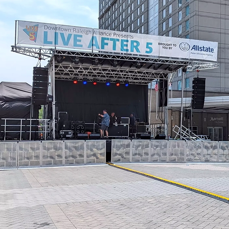Event production work example