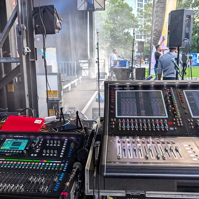 Event production work example