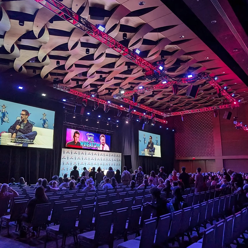 Event production work example