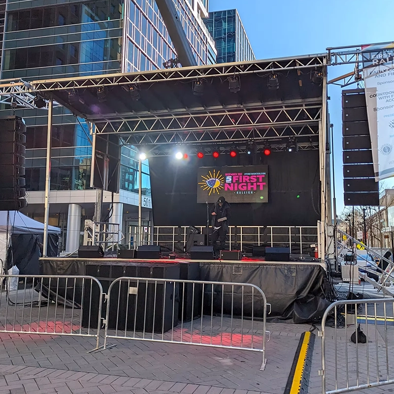 Event production work example