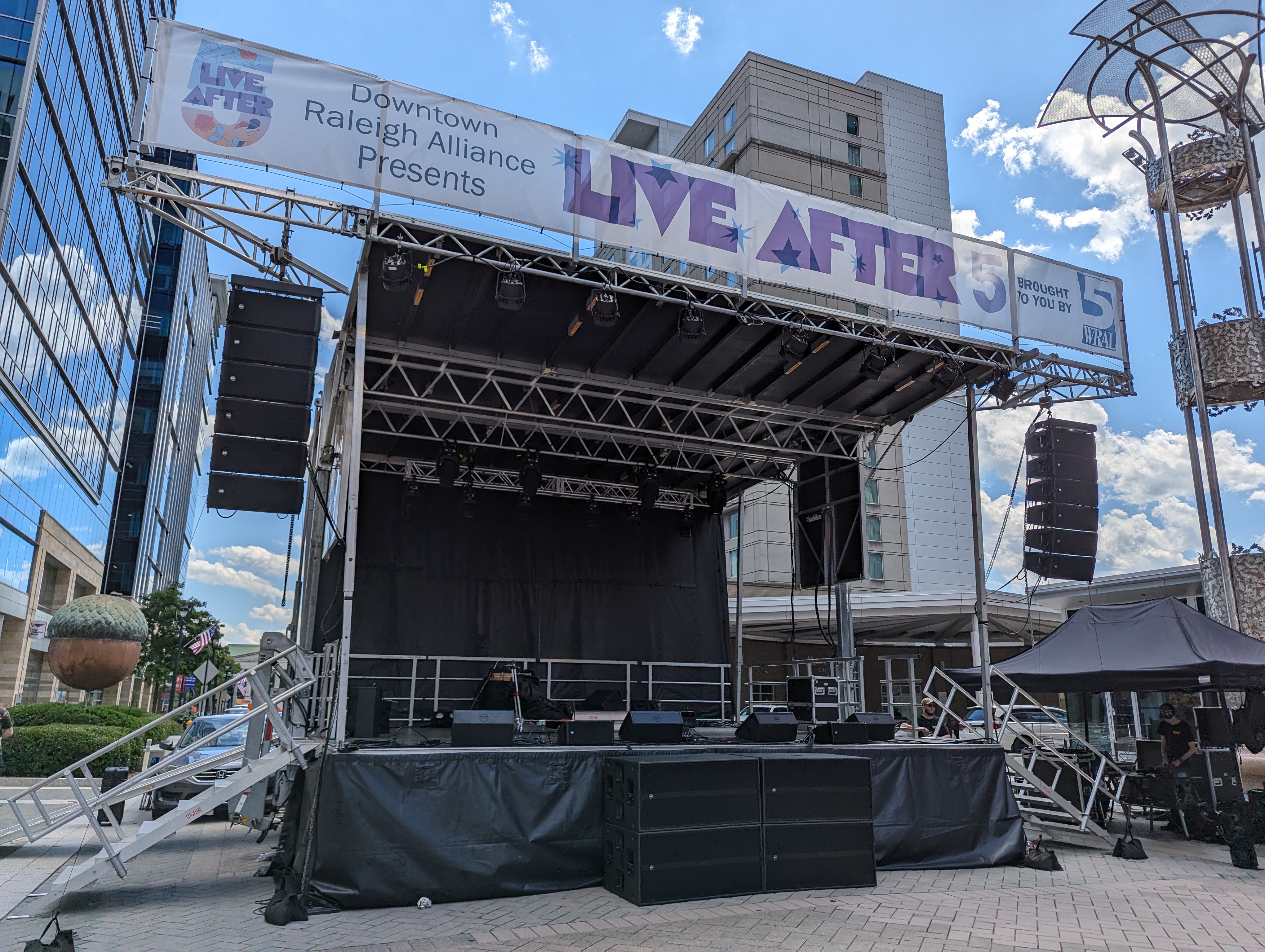 Event production work example
