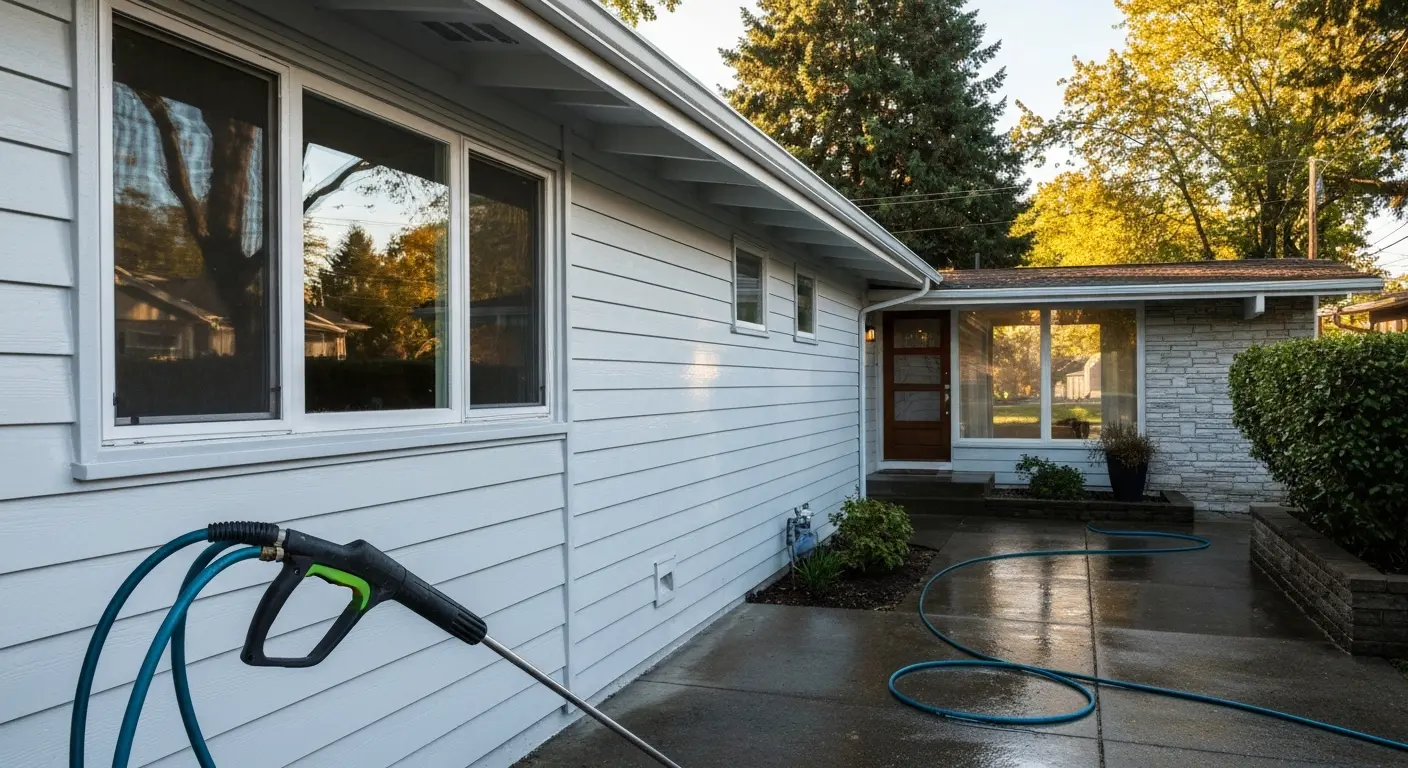 Pressure washing service
