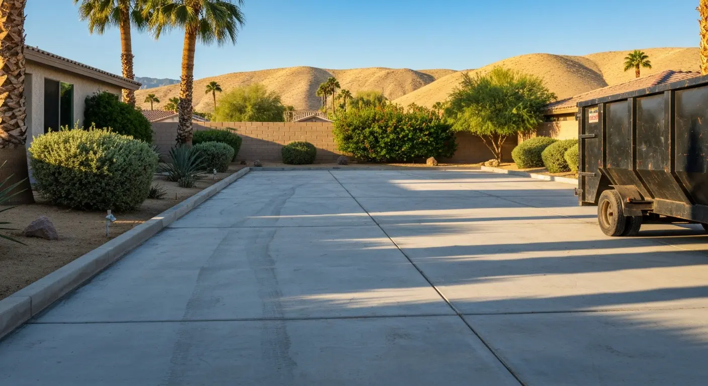 Construction debris removal from job site
