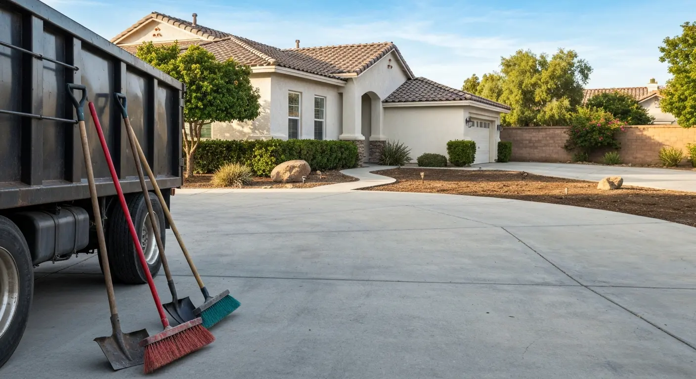 Construction debris hauling