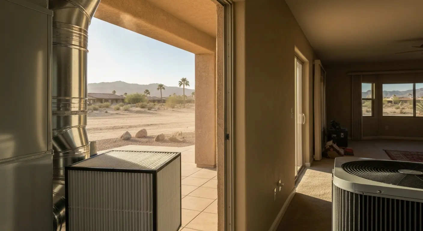 Desert climate and dust challenges