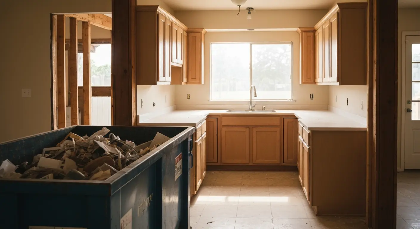 Residential construction debris removal