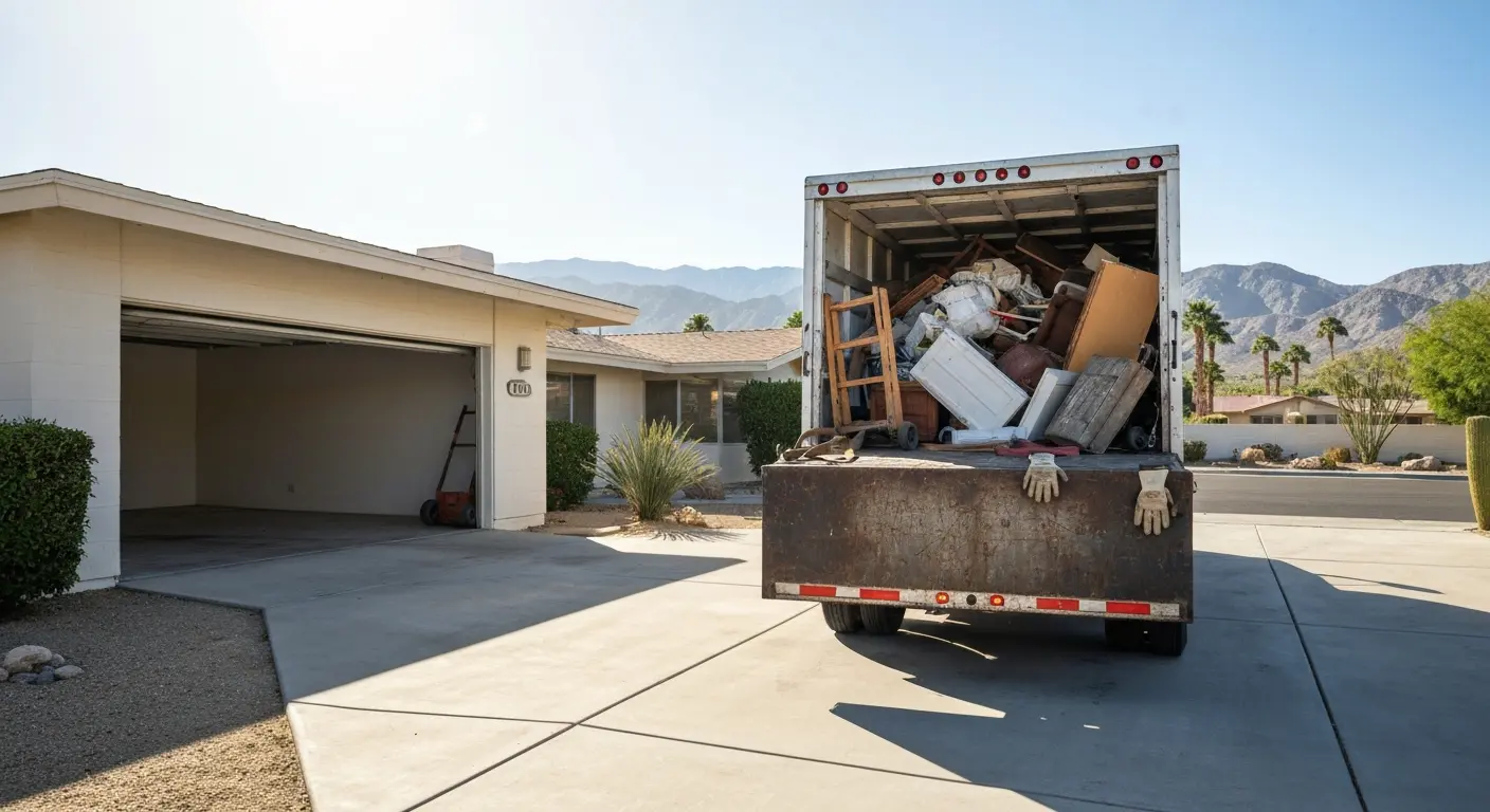 Junk removal from Cathedral City home