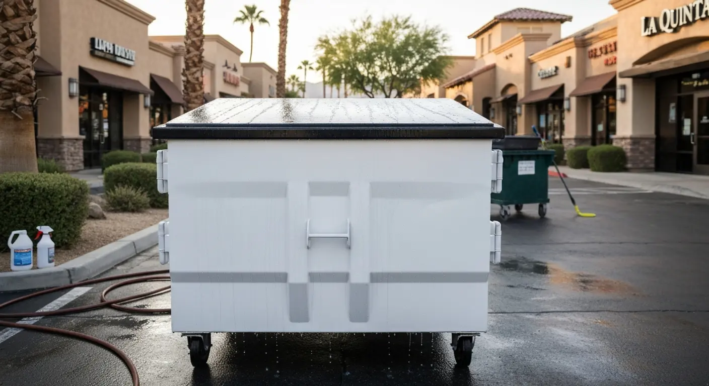 Commercial bin cleaning in La Quinta