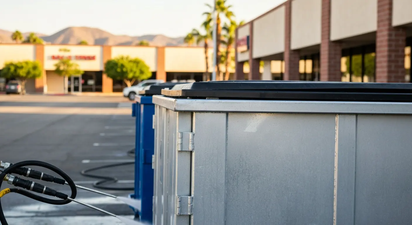Commercial bin cleaning