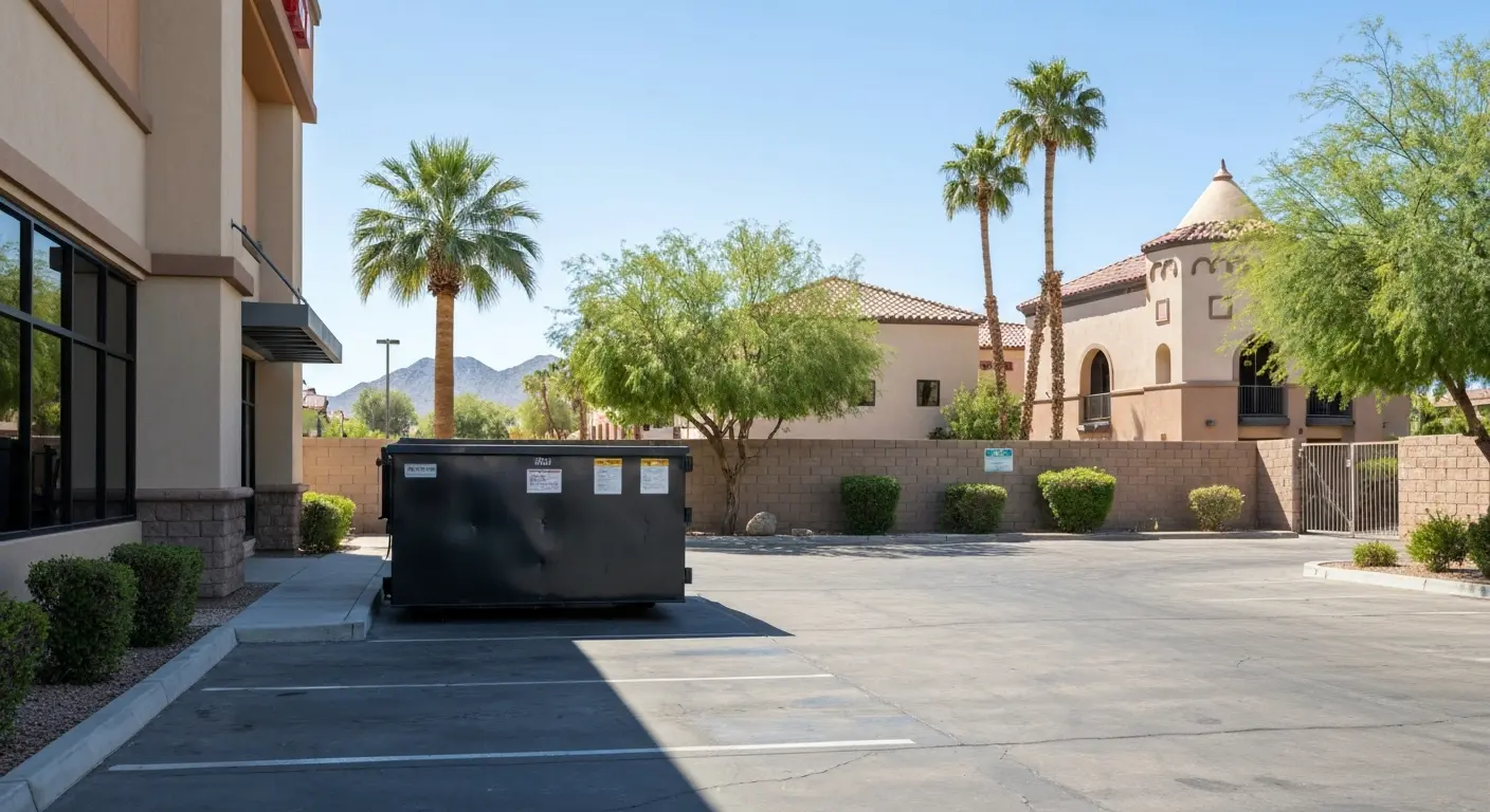 Commercial waste removal service