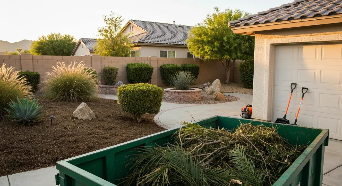 Yard waste removal in Banning