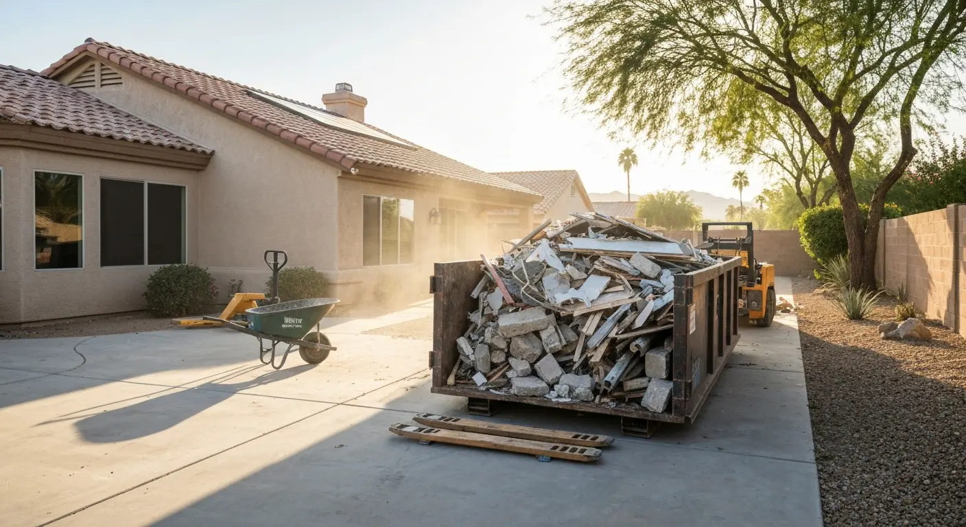 Construction debris removal La Quinta