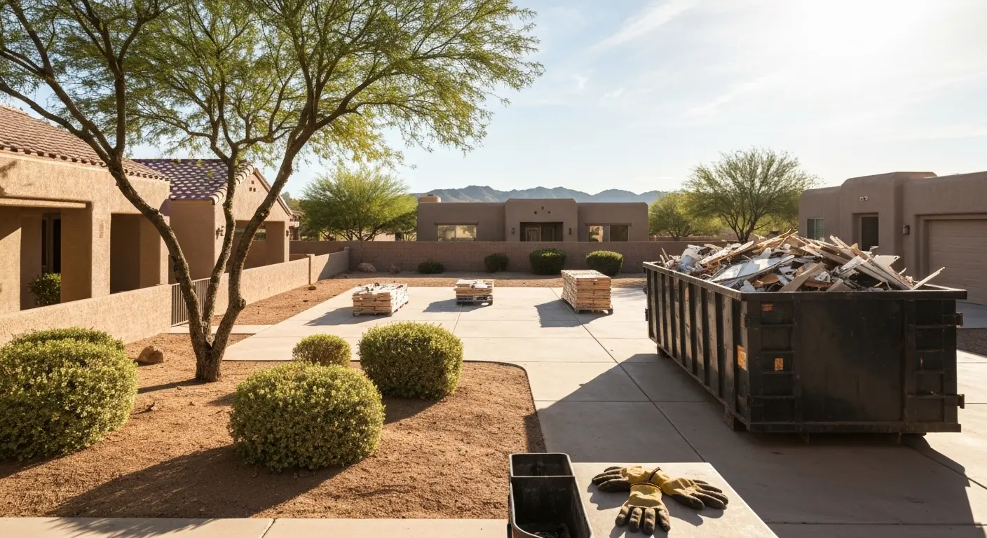 Construction debris removal