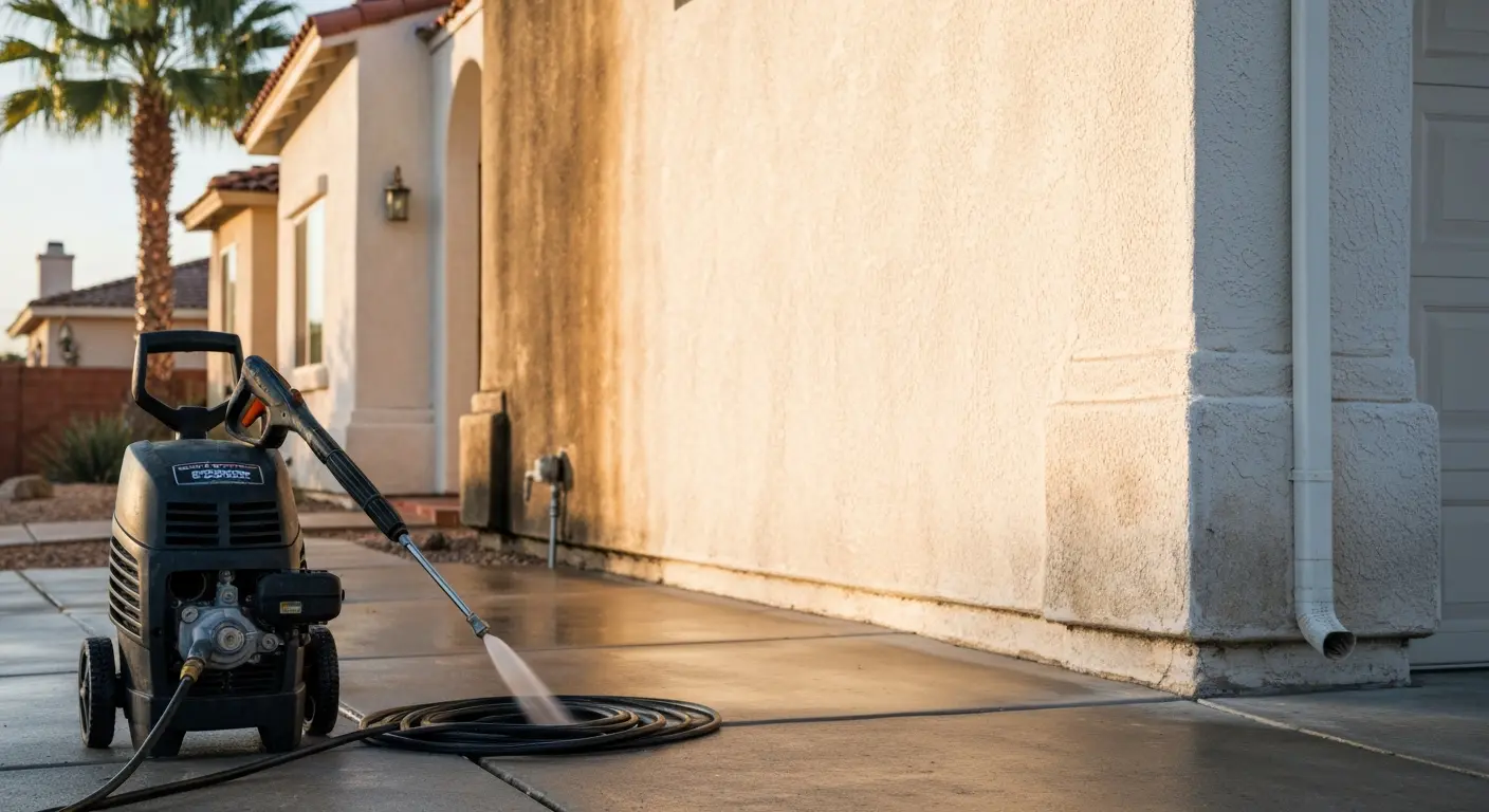 Pressure washing service