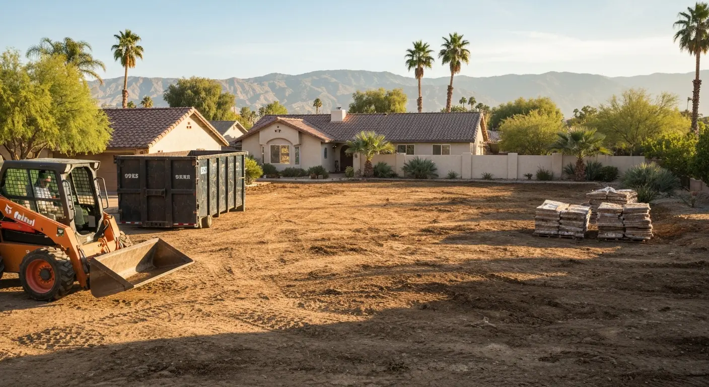 Yard waste and construction debris removal