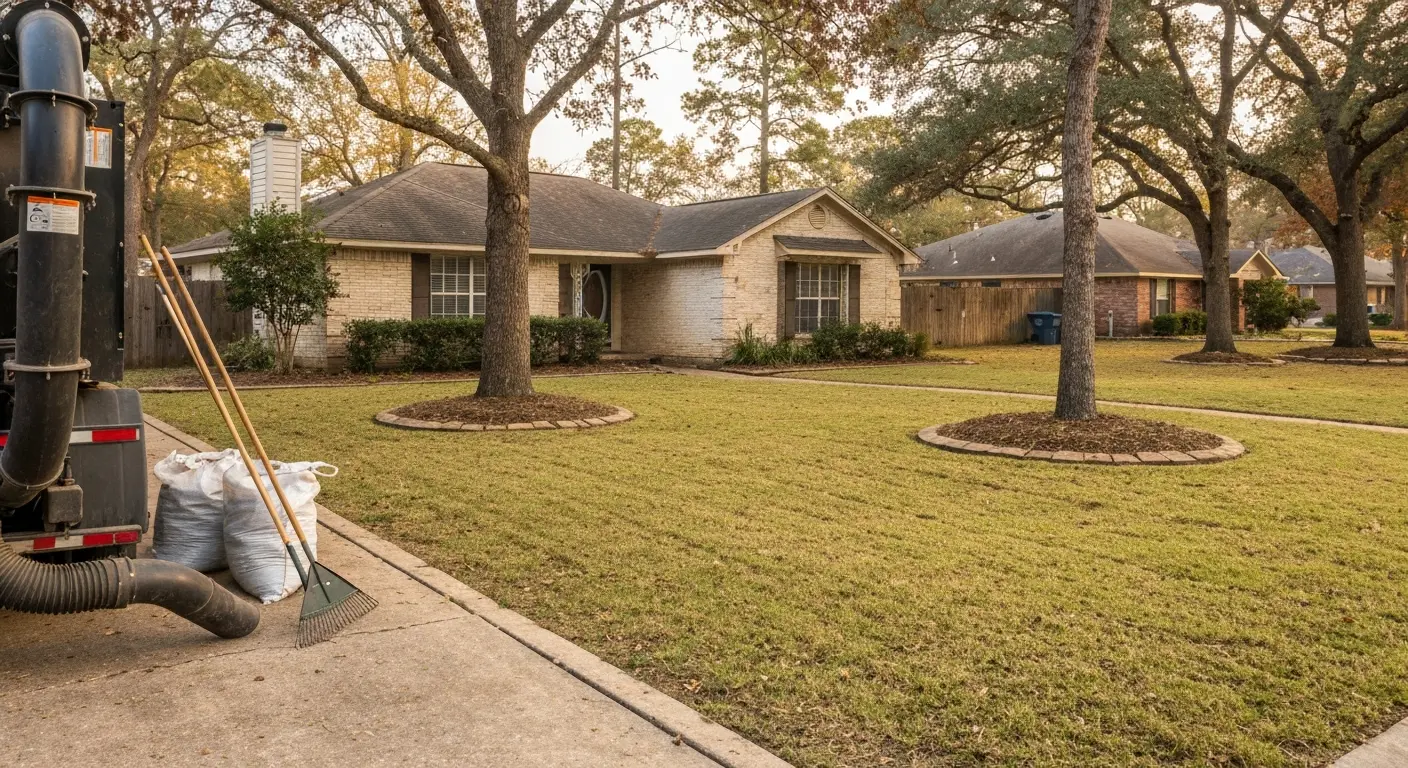 Leaf and grass removal