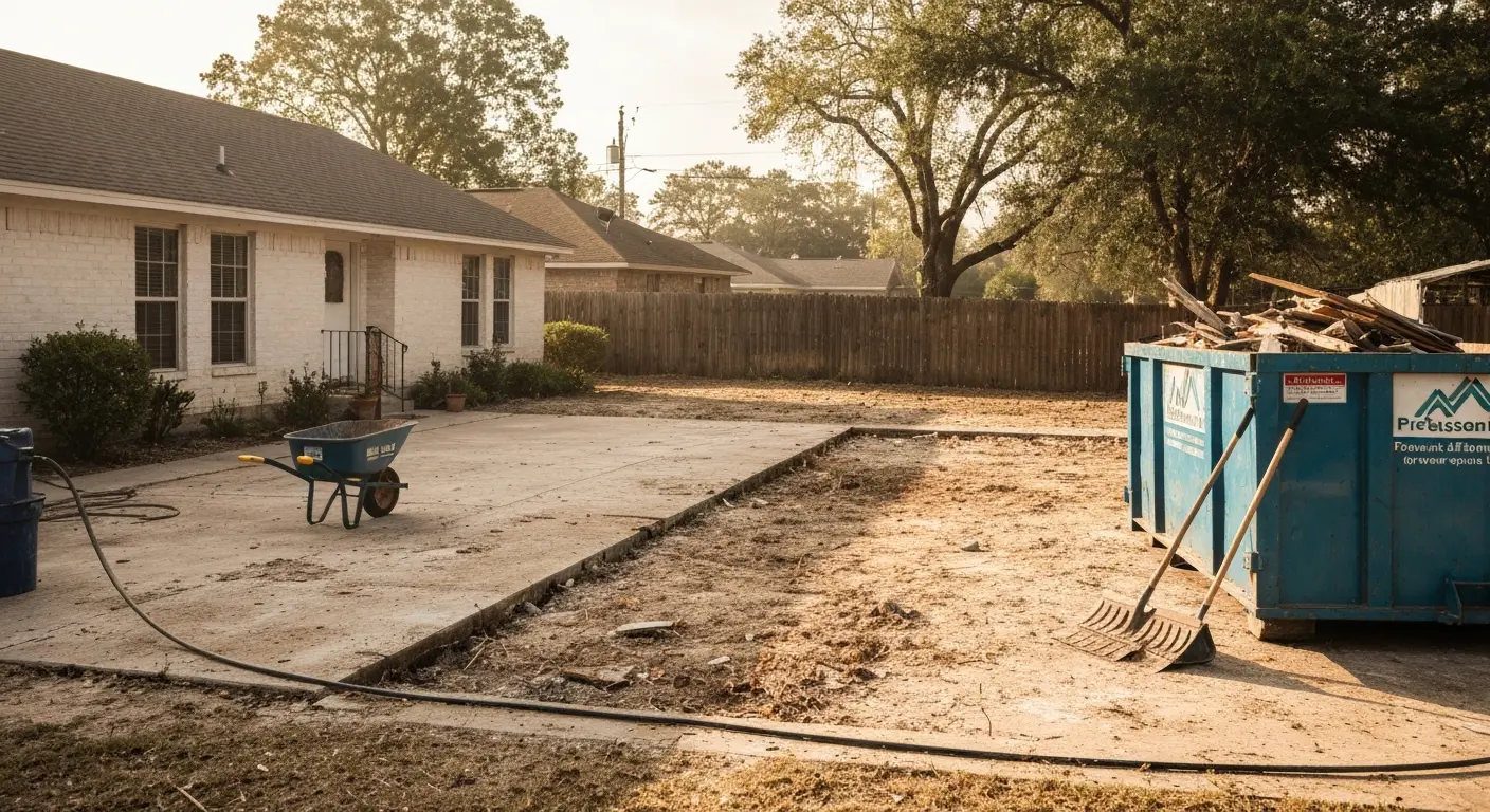 Construction debris removal