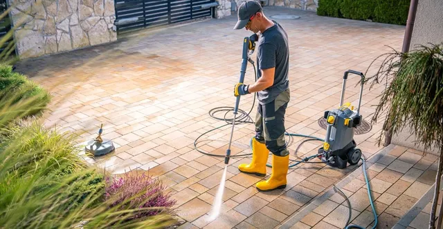 Professional walkway and stair cleaning in Rhode Island