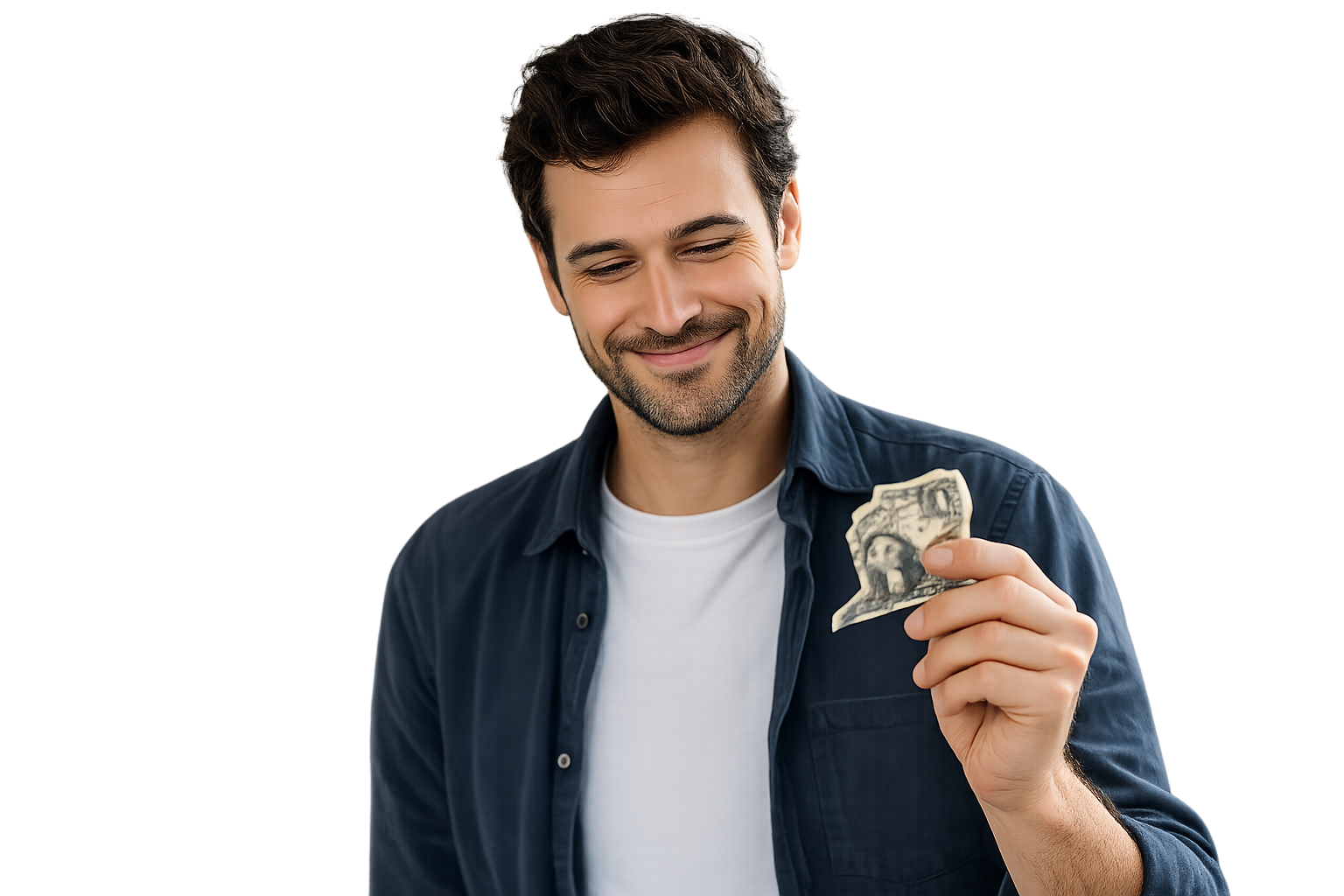 Billet froissé