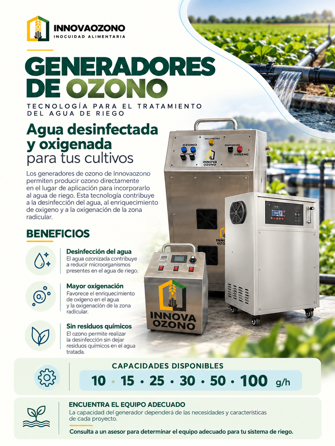 Generador de ozono — instalación
