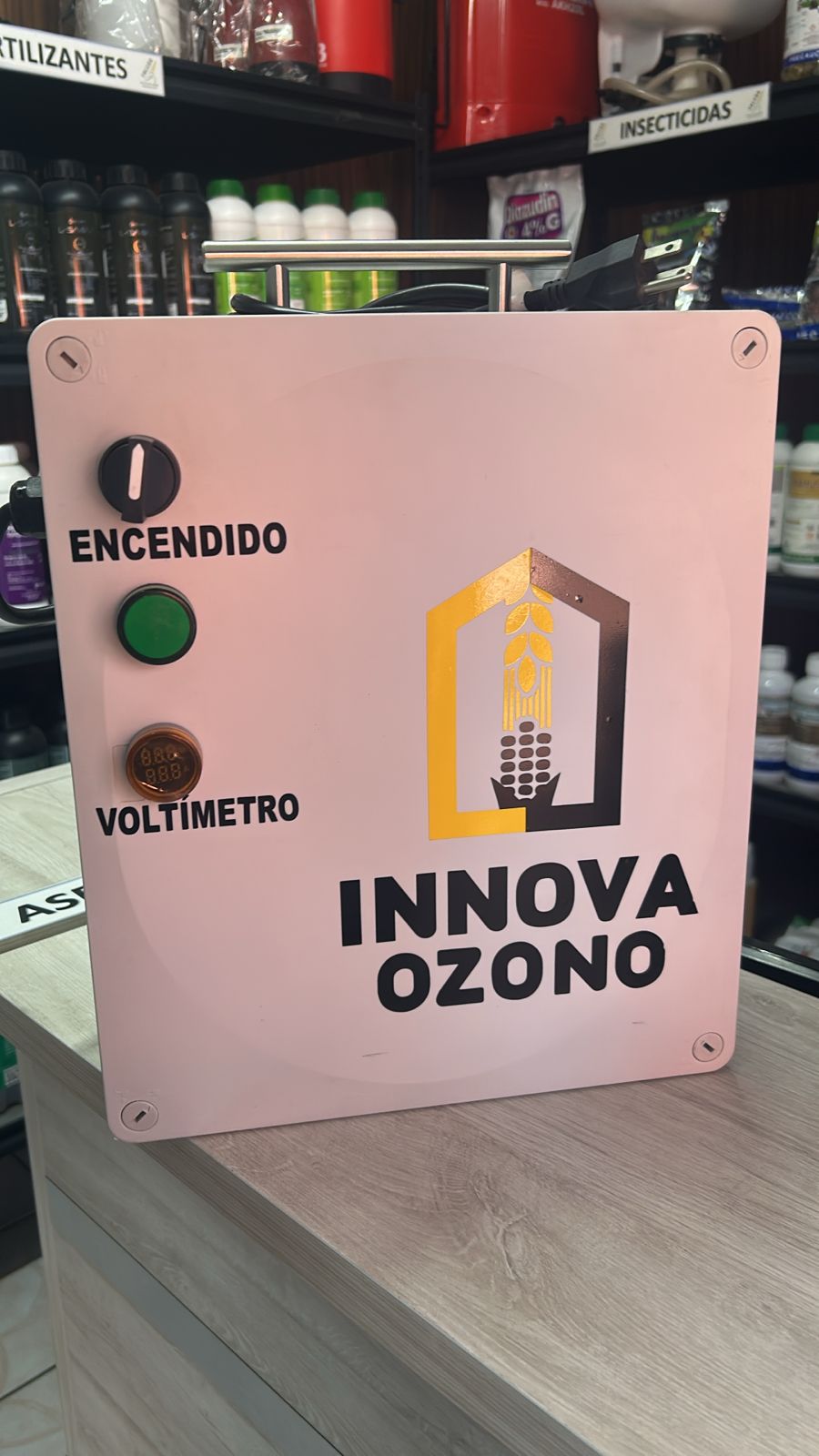 Generador de ozono — paneles de control