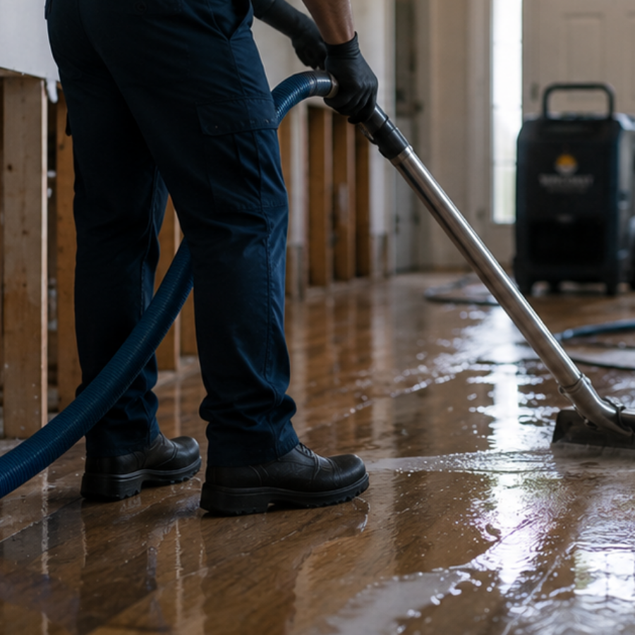 SunCoast Restoration professional flood cleanup and water removal equipment
