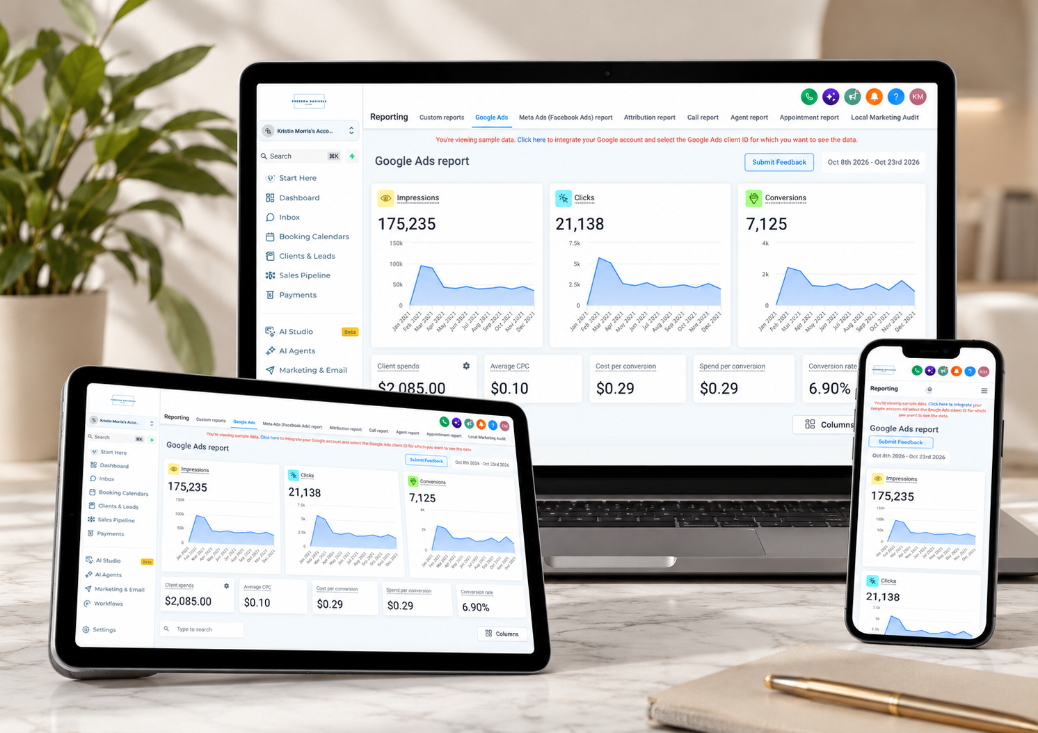 Inside the Freedom Business Platform