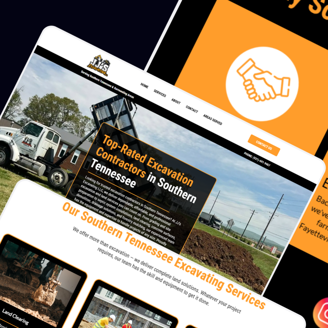 JJ's Excavating LLC Website