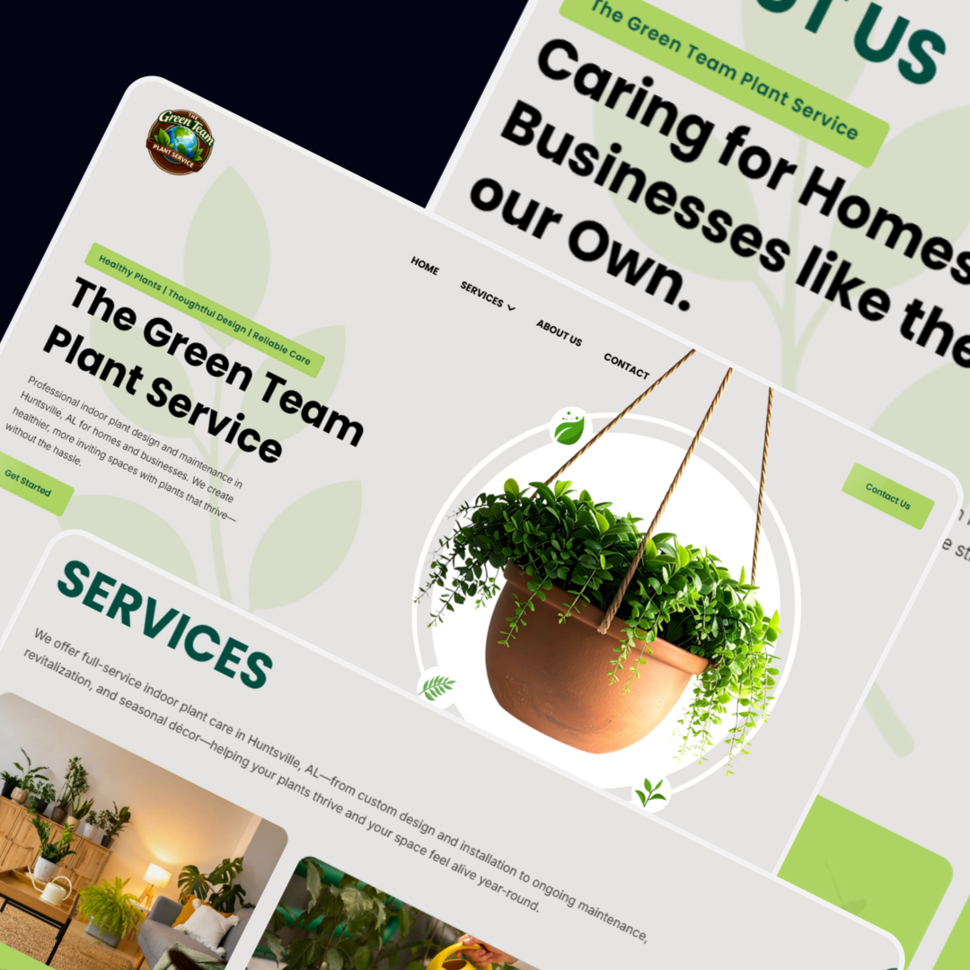 The Green Team Plant Service Website
