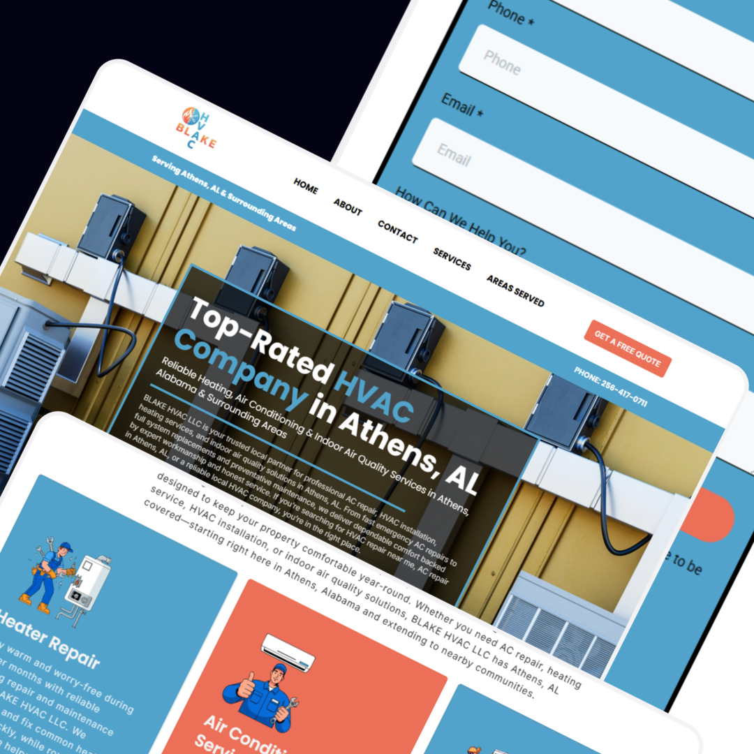 Blake HVAC LLC Website