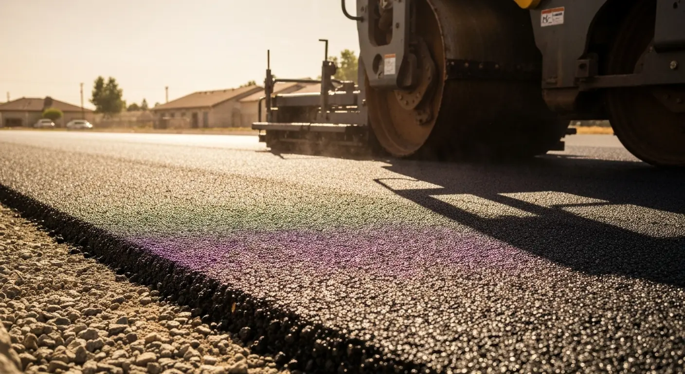 Heat stress on asphalt