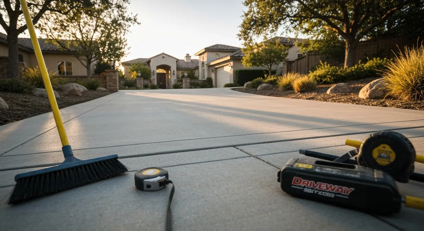 Residential driveway