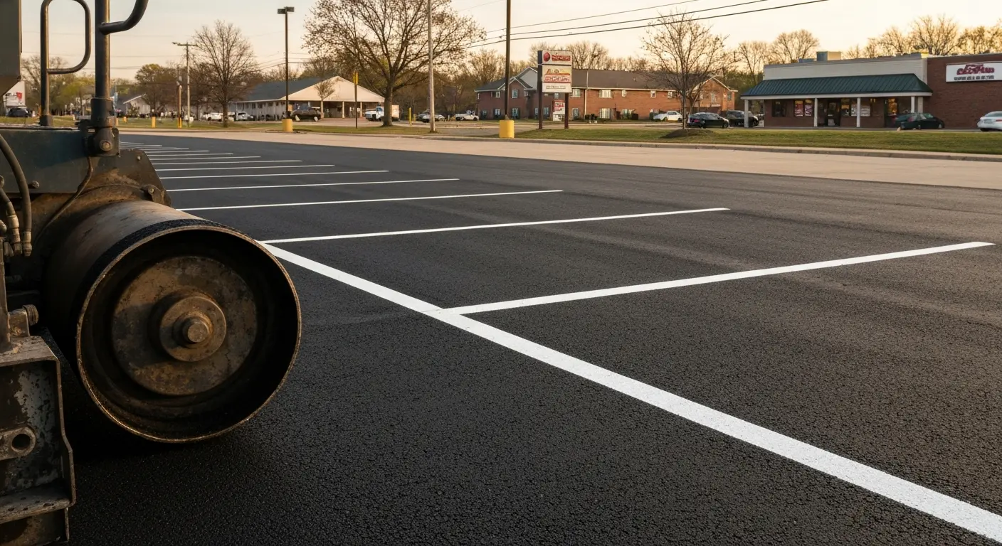 Asphalt milling and overlay work