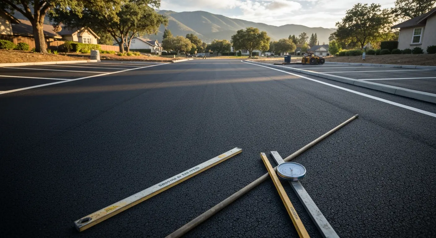 Asphalt paving service