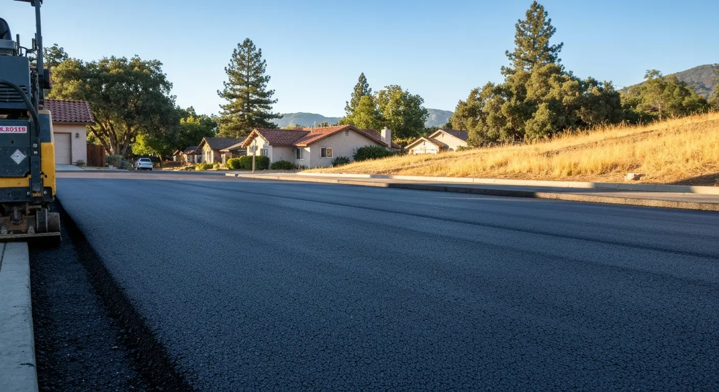 Asphalt paving project
