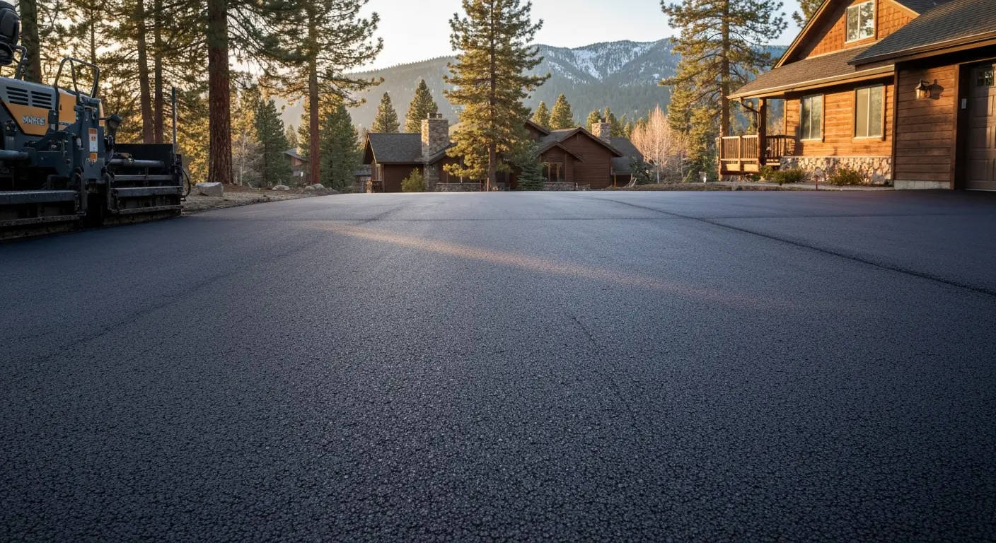 Asphalt paving installation in South Lake Tahoe