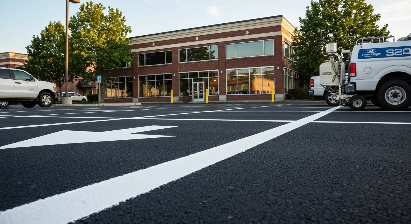 Commercial parking lot project