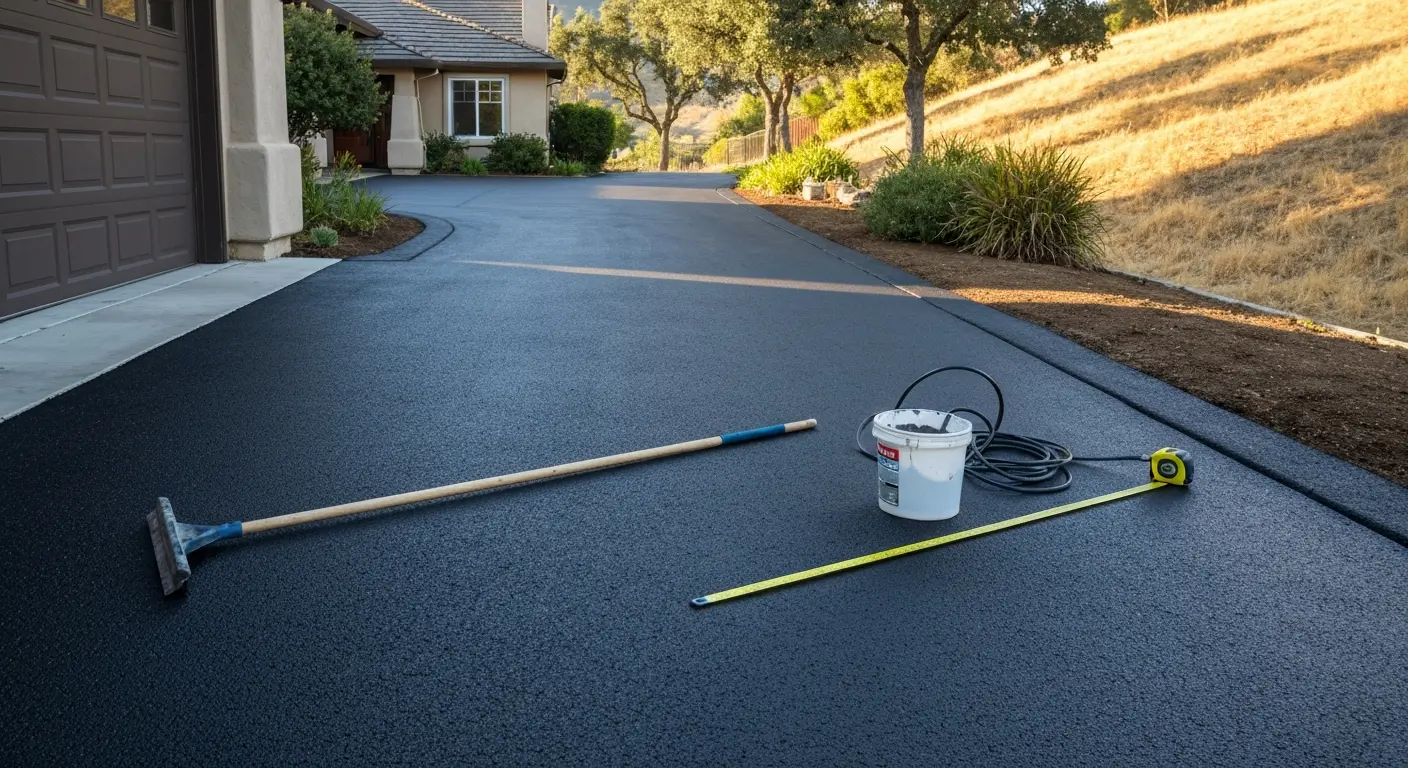 Residential driveway paving
