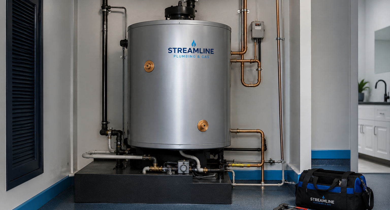 Hot water system installation