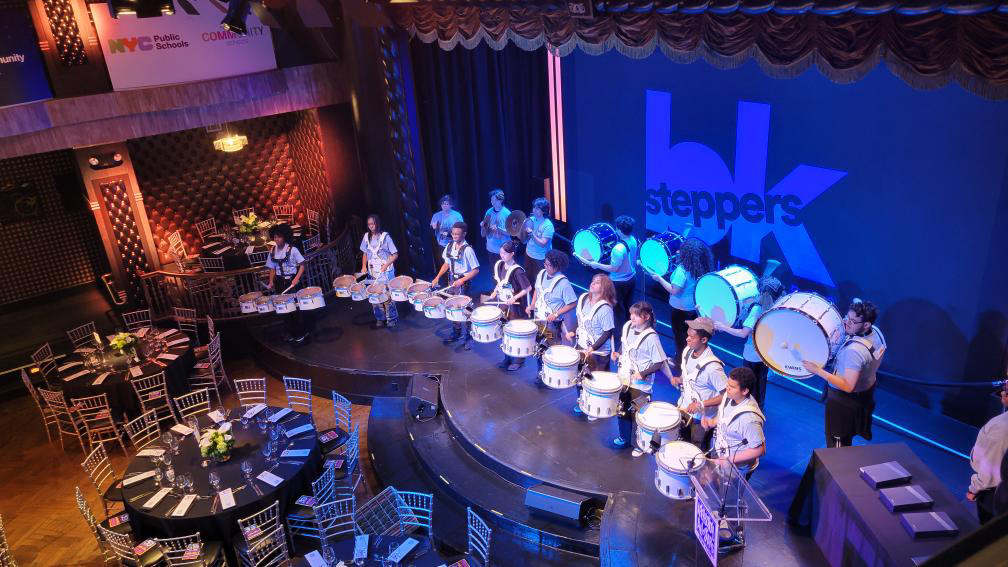 BK Steppers on the NYC Public Schools Community Schools stage