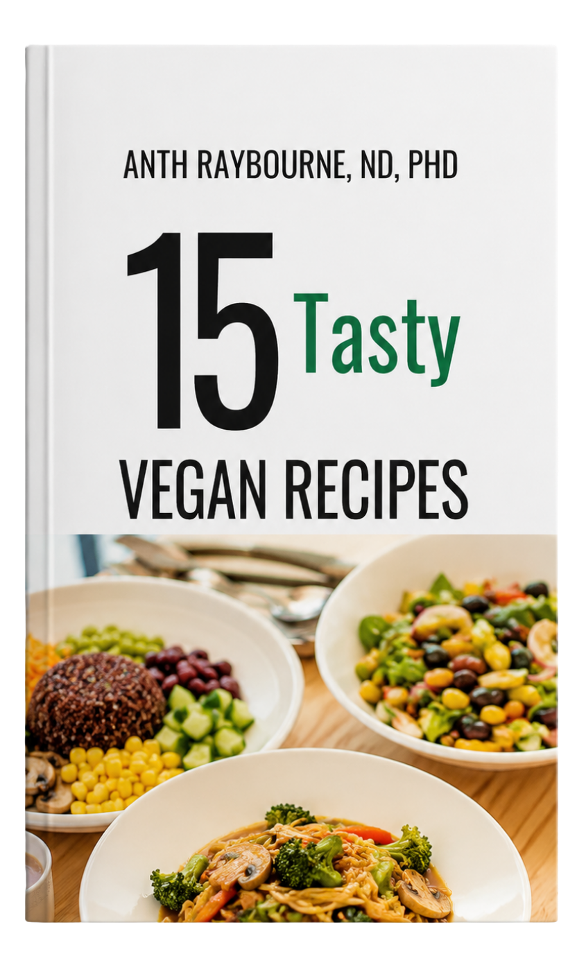 15 Tasty Vegan Recipes for Weight Loss book mockup
