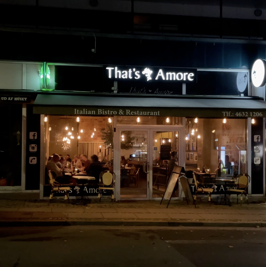 Restaurant That's Amore samarbejde
