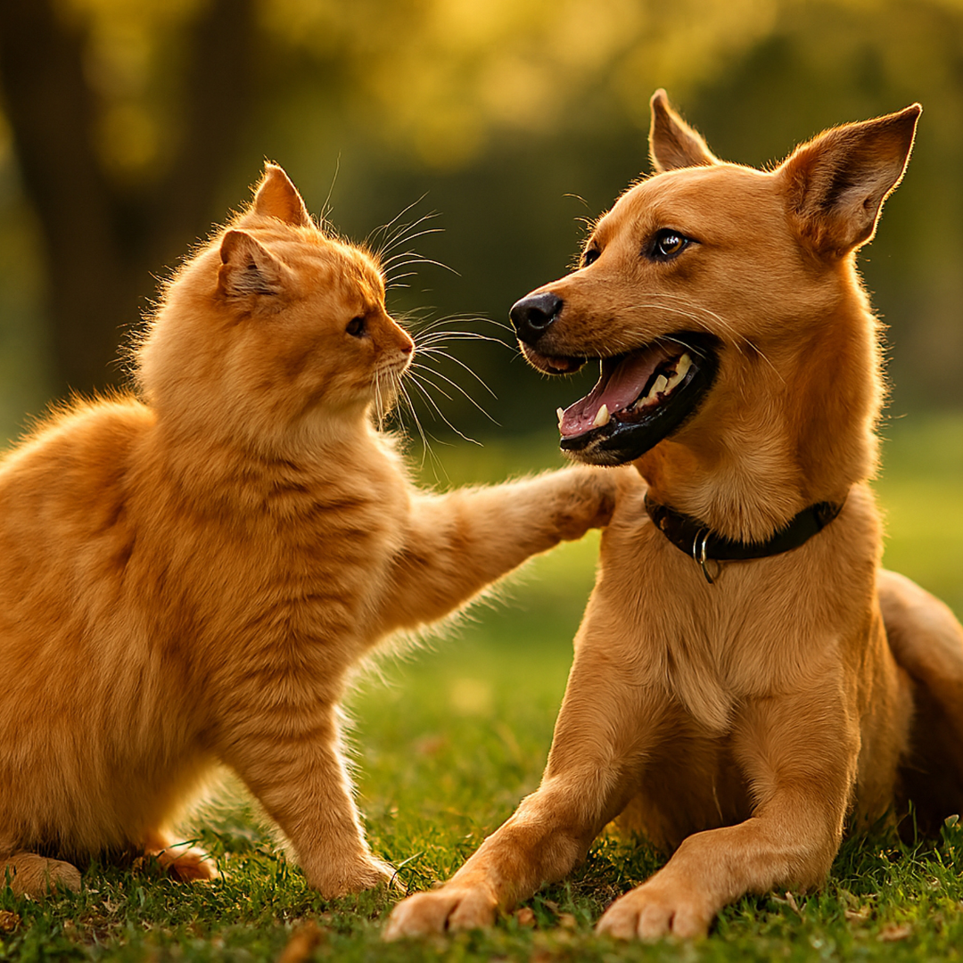 cat and dog
