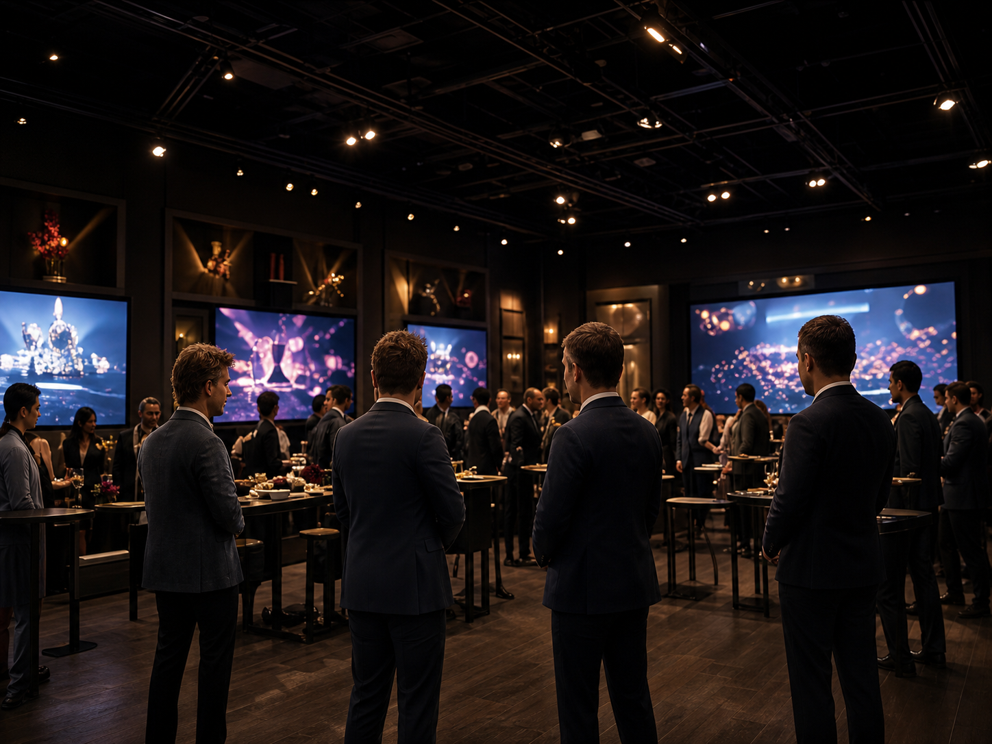 Guests attending an immersive brand activation