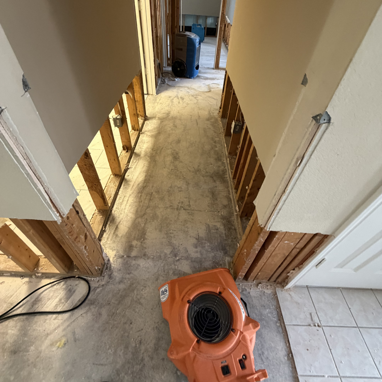 Restoration work in progress