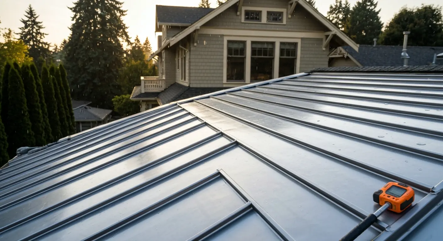 Metal roofing installation Portland