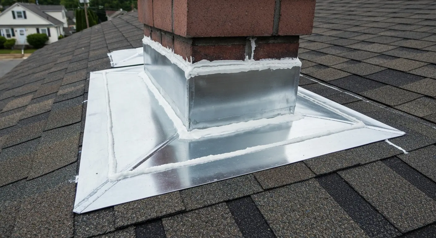 Roof flashing repair
