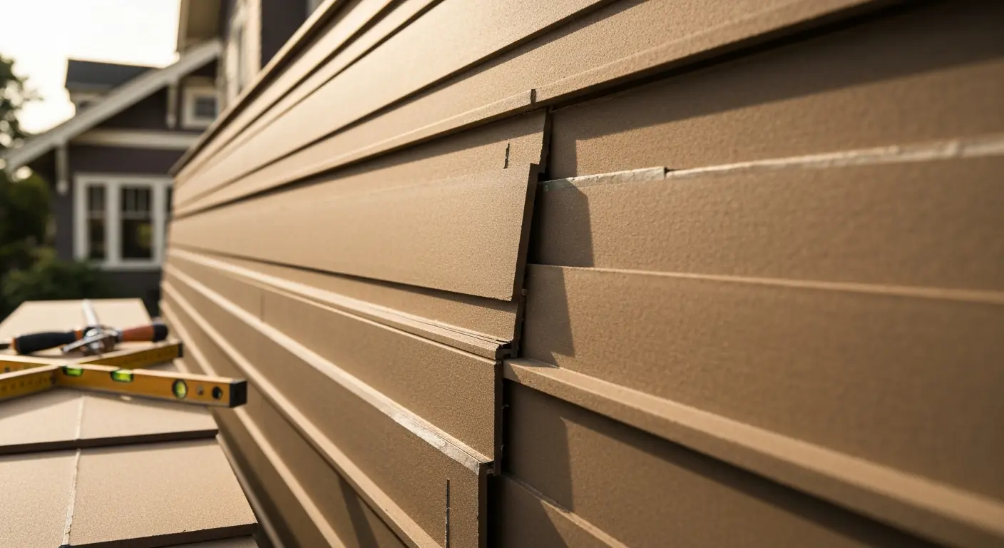 Fiber cement siding installation