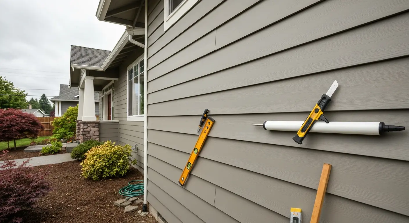 Fiber cement siding installation